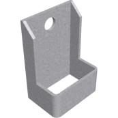 Suspension shoe | for anchoring bracket scaffolding | for scaffold groups 1-4, perm load 18 kN